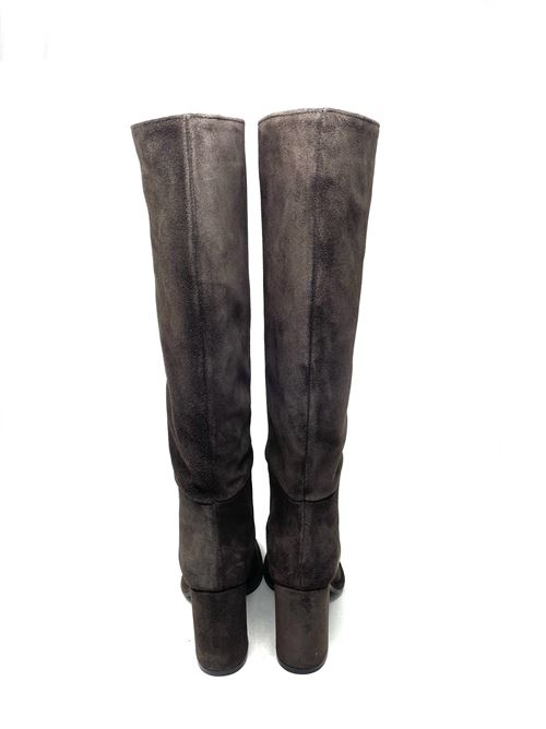 Damen-Lederstiefel IL LACCIO | 2461VELOURCAFFE